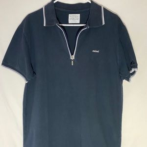 MENS VINTAGE COLCCI HALF ZIP POLO